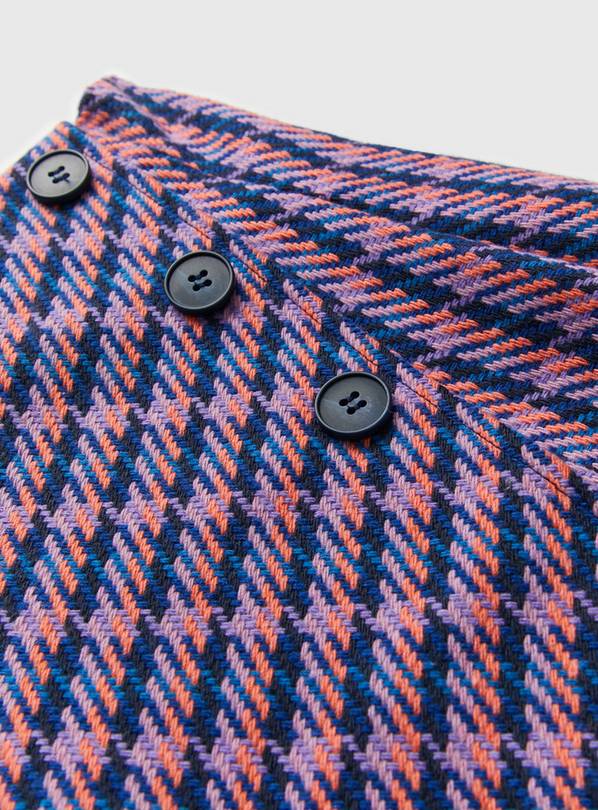 Sainsburys red tartan skirt sales